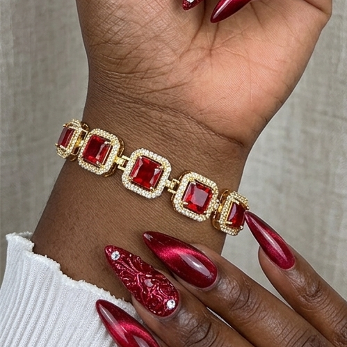 Velvet Red Ruby Bracelet ❣️💎