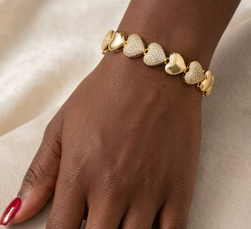 Heart of Gold Bracelet 🎷