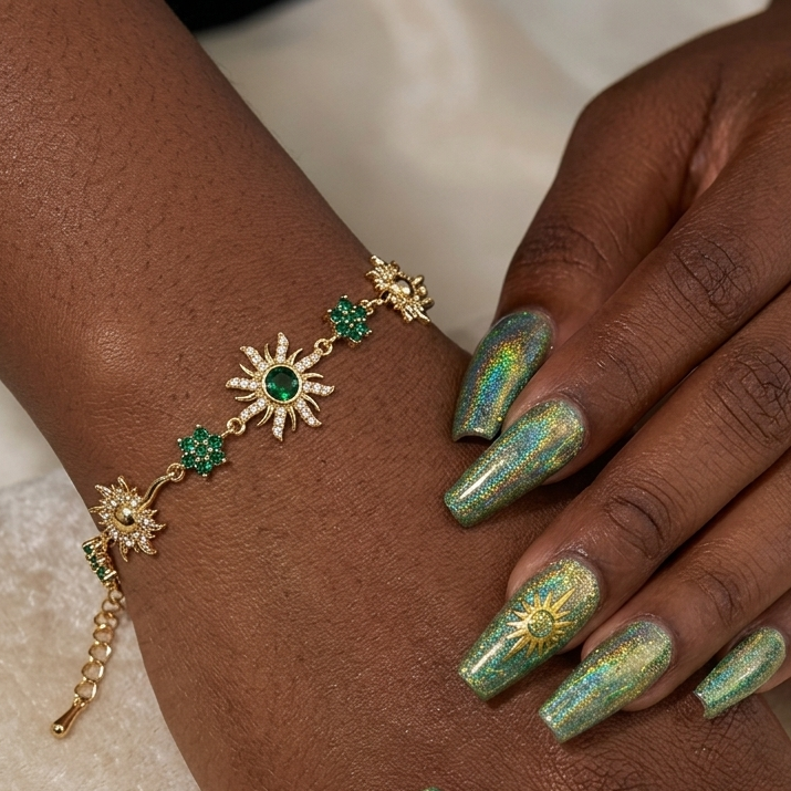 Green Lily Bracelet 💚🌼