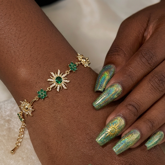 Green Lily Bracelet 💚🌼