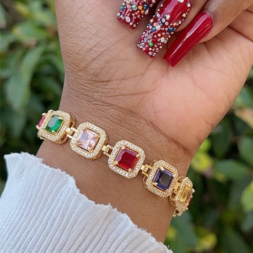 Velvet Crown Jewel Bracelet 💎👑