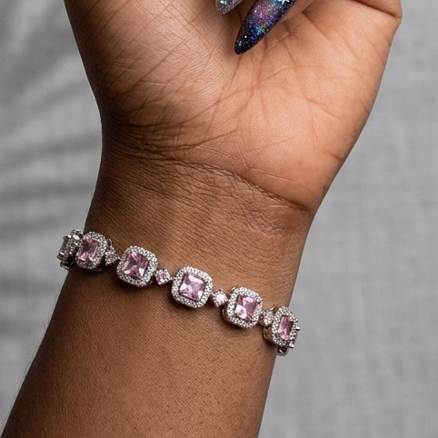 Rosalie Silver Treasure Bracelet 🩶🩷