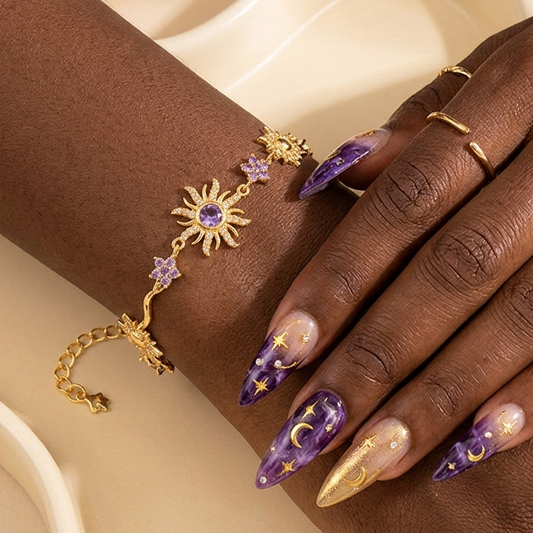 Purple Lily Bracelet 🌼 💜
