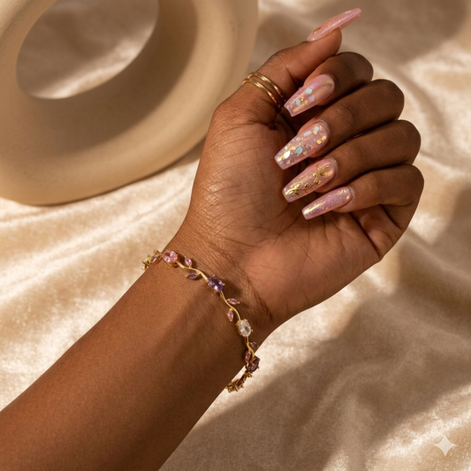Purple Rose Delight Bracelet🥀💜